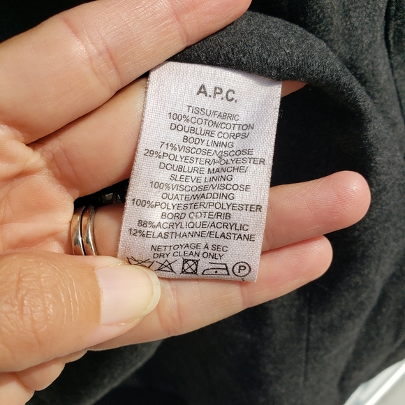 A.P.C. Rue Madame Paris heavy winter bomber jacket - Picture 8 of 11